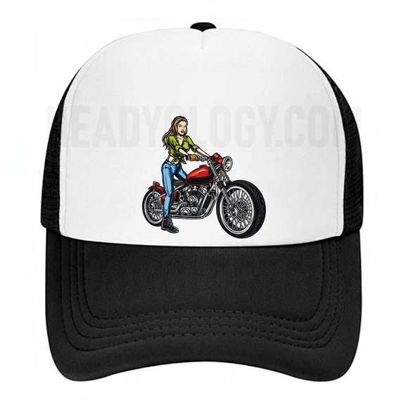 Motorcycle Hats For Women Bike Club Ladies Hats Women Power - Picture 2 of 16